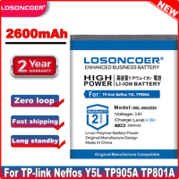 LOSONCOER new listing 2600mAh NBL-46A2020 Battery For TP-link Neffos Y5L TP905A TP801A High Capacity Battery
