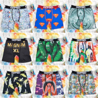 OZPSD Sexy Men Underwear Boxers Breathable Summer Male Panties Lingerie Men Underpants Trunks Plus Size Print Man Boxer Briefs