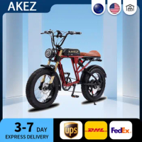 Classic High Quality Akez Super 73 20 Inch 500W/1500W Motor Electric Fat Tire Mountain Off Road Bike Motorcycle Enduro Ebike