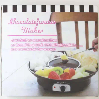 Electric Fondue Pot Set, Chocolate Maker, Chocolate Fountain, Fondue Pots for Grahams Crackers, Marshmallows