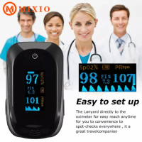 MIXIO H1 Fingertip Pulse Oximeter Alat Ukur Kadar Oksigen SpO2 OLED