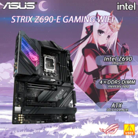 ASUS ROG STRIX Z690-E GAMING WIFI LGA 1700 for i9-13900KF 12900K i5-12400F 12600K i7 12700K 13700K Intel Z690 Motherboard DDR5