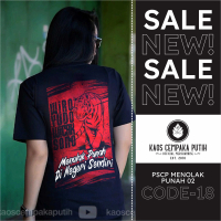 KAOS CEMPAKA PUTIH - KAOS PSCP 18 - KAOS PSCP Combed Nyaman Sablon Katun Distro Dewasa