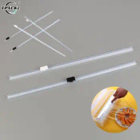 1pcs Plastic Wrap Dispensers And Foil Film Cutter Food Cling Film Cutter Stretch Plastic Wrap Dispenser Kitchen Tool