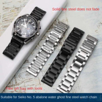 22mm Stainless Steel Wristwatch Strap for Casio MDV-106 MTP-1374/1375 Swordfish MDV106-1AV Seiko No.5 Citizen Watchband Chain
