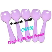 Sendok Ice Cream/STB Sekop WARNA Merek CANDI HARGA 1 KARTON ISI 8,000 PCS UNGU MUDA