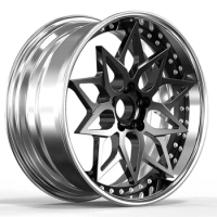 High Quality Forged Wheels Two Piece Forged Wheels 19 Inch 5x112 5x120 5x130 2 Piece Forged Rims Wheel