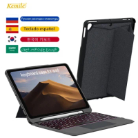Backlit touchpad Keyboard Case For iPad Pro 11 2021 Air 3 10.5 Air 4 10.9 7th 8th 9th generation 10.2 case touchpad Keyboard