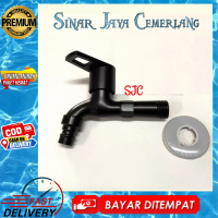 Kran Tembok Taman Hitam Model Cucut - Kran Air Kamar Mandi