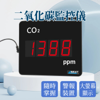 【精力工業】二氧化碳濃度計 溫室效應氣體 co2監測 室內空品偵測器 LEDC7-F(二氧化碳面板 空氣污染)