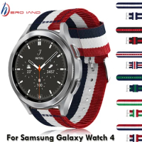 Watch band for Sasmsung Galaxy Watch 4 Classic 42 46mm/Galaxy Watch4 40 44mm Smartwatch Bracelet Nylon Replaceable Watchband