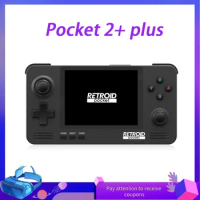 Retroid Pocket 2+plus Retro Handheld Game Console Android Open source handset Moonlight Treasure Box video gamearcade