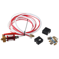 Tahan lama dengan Capricorn Bowden PTFE Tubing Ender-3 Hotend Kit 0.4mm Ender 3 Nozzle Penyambung pn