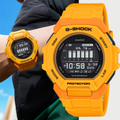 CASIO GBD-300-9 G-SHOCK G-SQUAD 黑色/橘色 GPS多功能運動藍芽手錶 48.9x47.4mm