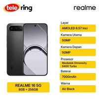 HP REALME 16 5G 8/256GB BLACK