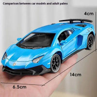 Mô Hình Xe Hợp Kim Lamborghini Daniel Lp750, Cửa Mở, Có Âm Thanh Và Ánh Sáng, Đồ Chơi Bé Trai Chiến