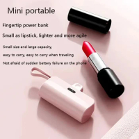 Power Bank 10000mAh Built in Cable Mini PowerBank External Battery Portable Charger For iPhone Samsung Xiaomi Spare Power Banks