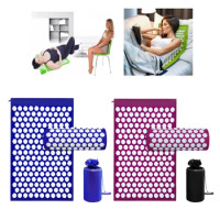 Acupressure Mat And Pillow Set for Back Legs , Has 1,782 Acupressure Points