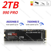 2023 mới gốc 990pro 4TB 2TB 1TB SSD nội bộ trạng thái rắn đĩa M2 2280 PCIe Gen 4.0x4 NVMe cho Plays