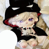 Anime Genshin Impact Lyney 20cm Plush Dolls Toy Nude Body Doll Plushie Cosplay 6375 Kids Gift