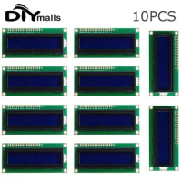 10PCS LCD1602 1602 LCD Module Blue Screen 16x2 Character LCD Display PCF8574T PCF8574 IIC I2C Interface 5V for arduino