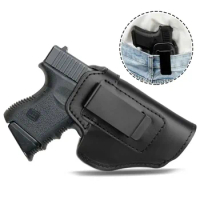 For Glock 17 19 43X/Sig P365 9mm Hunting Left and Right Tactical Leather Holster for Concealed Carry Airsoft IWB Holster