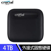 【快速到貨】美光Micron Crucial X6 4TB 外接式SSD