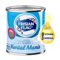 Susu Kental Manis Frisian Flag Krimer Kental Manis Putih 370 Gram