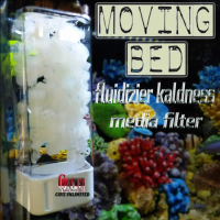Moving bed filter aquarium kaldness K1 fluidizer media filter akuarium