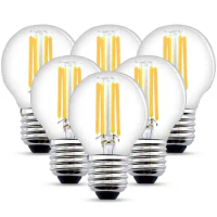Retro Dimmable Edison LED Light Bulb G45 220V 2W 4W 6W E27 LED Filament Lamp Warm White 2700K Cold White 6000K for Hom