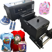 On Sale Dtf T-Shirt Printing Machine Dtf Printer Xp600 A3 Dtf Printer 30 Cm With Powder Dryer Oven