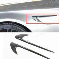 Benz E Class W213 Carbon Fiber Front Side Fender Trims For Mercedes Benz E Class W213 E63 E200 E300 AMG E63 S Car Accessories