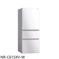 Panasonic國際牌【NR-C615XV-W】610公升三門變頻雪霧白冰箱(含標準安裝)