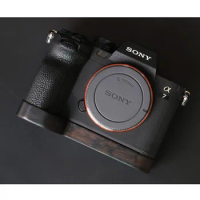 A7M4 Extension Grip Ebony Wood Handle for Sony A7M4 A7IV Hand Grip
