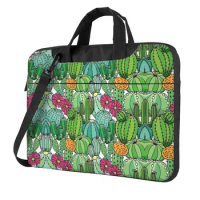 Laptop Sleeve Bag Cactus Funny Briefcase Bag Cool Fashion 13 14 15 Fashion Protective Computer Pouch For Macbook Air Acer Dell