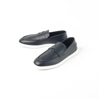 Sepatu HERMES JOB WHITE BLACK LOAFER 100% ORIGINAL Size 42