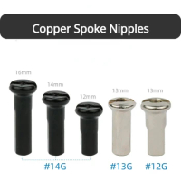 36pcs/lot Mtb Spoke Nipples Copper 12G 13G 14G Brass Spoke Cap For Road Bike Folding Bike Wheelset Accessories