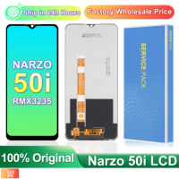 6.5 '' Original For Realme Narzo 50i LCD Display Touch Screen Digitizer Assembly Replacement For Realme Narzo 50i RMX3235 Screen