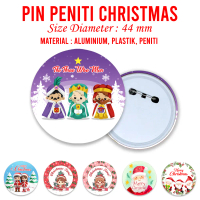 Pin Peniti Seri Natal Merry Christmas Souvenir Hadiah Kado Gift Gereja Kristiani Happy Christmas Nat