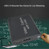 4K HDMI-compatible Video Capture Card HD To USB 2.0 Video Capture Board For Game Record Live Streaming Broadcast TV Local Loop