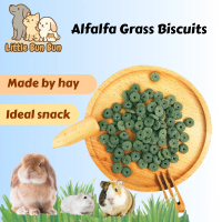 Alfalfa grass small biscuitmolar chew treat rabbit chinchilla guinea pig hamster snack food (45gram)