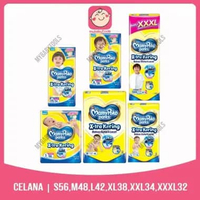 MAMYPOKO PANTS STANDAR EXTRA KERING S56 M48 L42 XL38 XXL34 XXXL 32 CELANA X-TRA KERING = S58