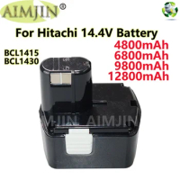 14.4V 4.8/6.8/9.8/12.8Ah NI-MH Replaceable Power Tool Battery for Hitachi CJ14DL DH14DL EBL1430 BCL1430 BCL1415
