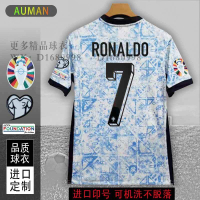 24/25 Portugal home and away number 7 Cristiano Ronaldo Shirt UEFA EURO Qualifiers Fan version short