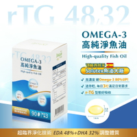《多立康》rTG48/32 Omega-3高純淨魚油(90粒/瓶)(迷你粒)