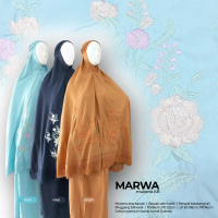 MUKENA AB MARWA by JB / Telekung Rukuh Bordir Renda / Perlengkapan Sholat