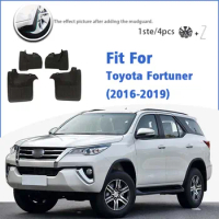 Mudguard For Toyota Fortuner 2016-2019 Front Rear 4pcs Mudflaps Mudguards Car Accessories Auto Styline Splash Guard Fender