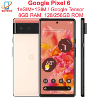 Google Pixel6 5G Pixel 6 6.4" 8GB RAM 128/256GB ROM NFC Octa Core Google Tensor Original Unlocked Android Cell Phone