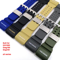 Bracelet Watch Strap for Casio GG1000 Gwg100 Gsg100 All Serious Bands for Casio Watches Watchband Silicone Rubber