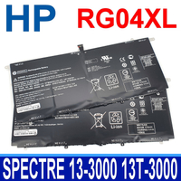 HP RG04XL 原廠電池 TPN-F111 HSTNN-DB5Q HSTNN-LB50 HSTNN-LB5Q Spectre 13-3000 13T-3000 13-3000ED EA EE 13-3090EZ 13-3092EF 13-3004TU 13-3012TU 13-3017TU 13-3018CA 13-3003ES EX TU 13-3010DX EA EG LA 13-3001TU EN EE EL 13-3002EL EO TU